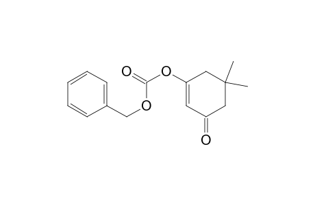 Carbonic acid, 5,5-dimethyl-3-oxo-1-cyclohexen-1-yl phenylmethyl ester
