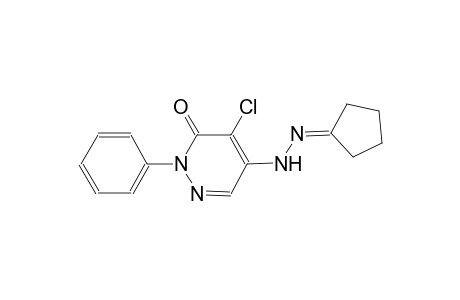 4-chloro-5-(2-cyclopentylidenehydrazino)-2-phenyl-3(2H)-pyridazinone