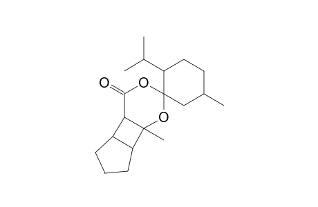 Spiro[3,5-dioxatricyclo[6.3.0.0(2,7)]undecan-6-one-4,2'cyclohexane], 1'-isopropyl-2,4'-dimethyl-, E-