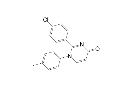 2-(4-Chlorophenyl)-1-(4-methylphenyl)-4(1H)-pyrimidinone