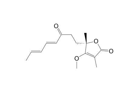 2(5H)-Furanone, 4-methoxy-3,5-dimethyl-5-(3-oxo-4,6-octadienyl)-, [S-(E,E)]-