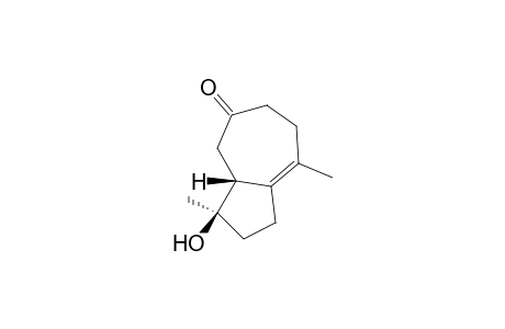 5(1H)-Azulenone, 2,3,3a,4,6,7-hexahydro-3-hydroxy-3,8-dimethyl-, trans-(.+-.)-