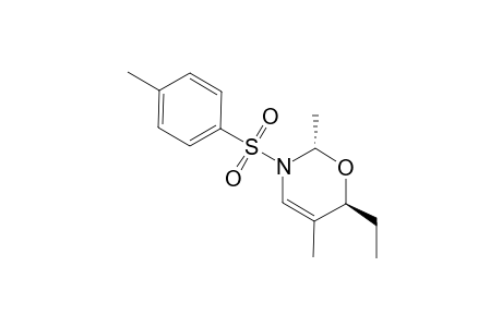 3,6-Dihydro-2,5-dimethyl-6-ethyl-3-tosyl-2H-1,3-oxazine