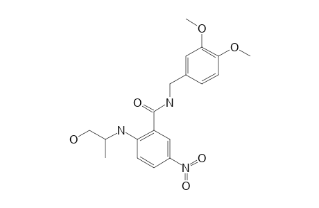 BENZAMIDENAFIL;N-(3,4-DIMETHOXY-BENZYL)-2{[(1-R,S)-2-HYDROXY-1-METHYLETHYL]-AMINO}-5-NITROBENZAMIDE