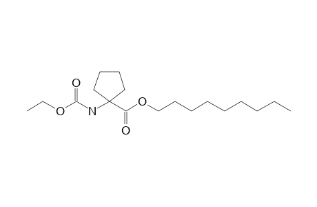 1-Aminocyclopentanecarboxylic acid, N-ethoxycarbonyl-, nonyl ester