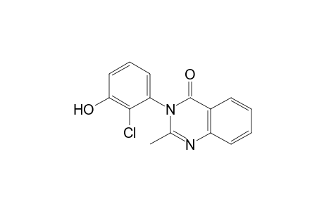 2-Methyl-3-(2-chloro-3-hydroxyphenyl)-4(3H)-quinazolinone