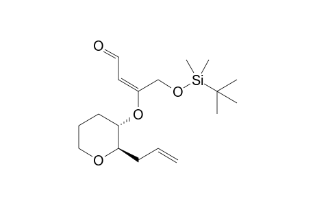 (2E,2'R,3'S)-3-{(2'-Allyloxan-3'-yl)oxy}-4-(tert-butyldimethylsilyloxy)-2-butenal