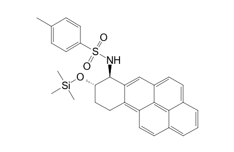 Benzenesulfonamide, 4-methyl-N-[7,8,9,10-tetrahydro-8-[(trimethylsilyl)oxy]benzo[a]pyren- 7-yl]-, trans-