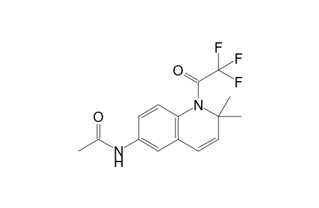 N-[2,2-dimethyl-1-(2,2,2-trifluoro-1-oxoethyl)-6-quinolinyl]acetamide