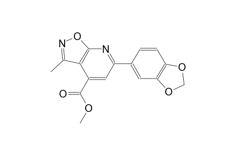 isoxazolo[5,4-b]pyridine-4-carboxylic acid, 6-(1,3-benzodioxol-5-yl)-3-methyl-, methyl ester