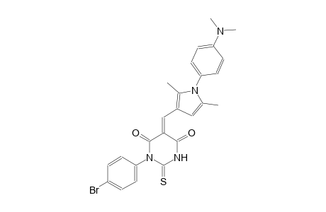 4,6(1H,5H)-pyrimidinedione, 1-(4-bromophenyl)-5-[[1-[4-(dimethylamino)phenyl]-2,5-dimethyl-1H-pyrrol-3-yl]methylene]dihydro-2-thioxo-,