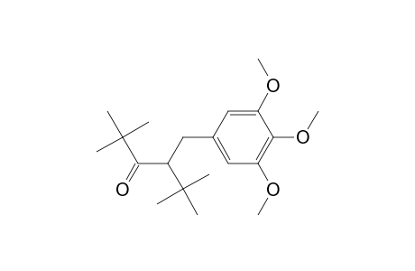 3-Hexanone, 2,2,5,5-tetramethyl-4-[(3,4,5-trimethoxyphenyl)methyl]-