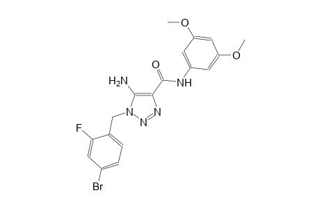 1H-1,2,3-triazole-4-carboxamide, 5-amino-1-[(4-bromo-2-fluorophenyl)methyl]-N-(3,5-dimethoxyphenyl)-