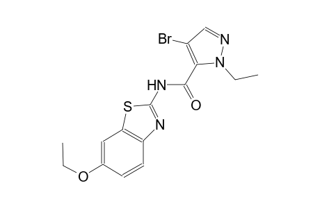 4-bromo-N-(6-ethoxy-1,3-benzothiazol-2-yl)-1-ethyl-1H-pyrazole-5-carboxamide