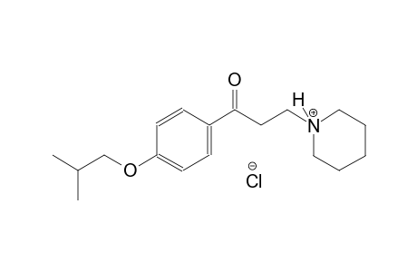 1-[3-(4-isobutoxyphenyl)-3-oxopropyl]piperidinium chloride