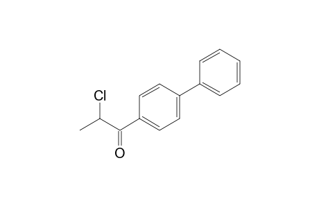 2-Chloranyl-1-(4-phenylphenyl)propan-1-one