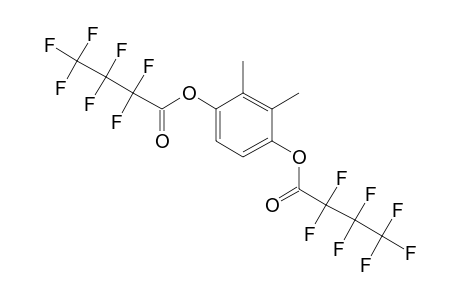 2,3-Dimethylhydroquinone, bis(heptafluorobutyrate)