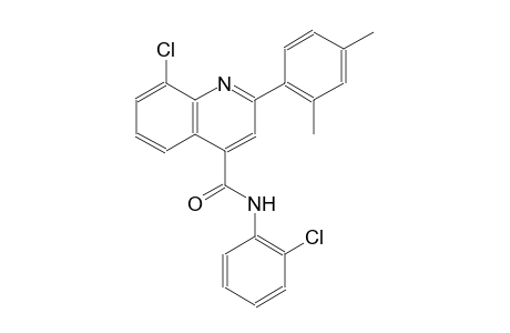 8-chloro-N-(2-chlorophenyl)-2-(2,4-dimethylphenyl)-4-quinolinecarboxamide