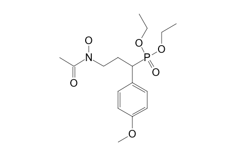 DIETHYL-3-(N-HYDROXYACETAMIDO)-1-(4-METHOXYPHENYL)-PROPYLPHOSPHONATE