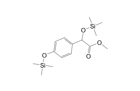 Benzeneacetic acid, .alpha.,4-bis[(trimethylsilyl)oxy]-, methyl ester
