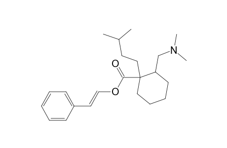 (2'-phenylethenyl) 2-[(dimethylamino)methyl]-1-isopentylcyclohexane-1-carboxylate