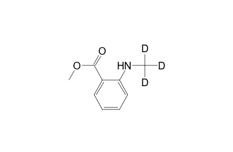 Benzoic acid, 2-(methyl-D3-amino)-, methyl ester