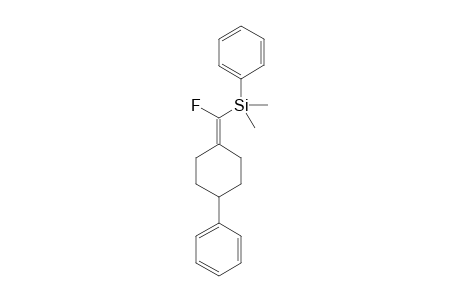 (Fluoro(4-phenylcyclohexylidene)methyl)dimethyl(phenyl)silane