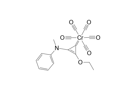 PENTACARBONYL-[2-ETHOXY-3-(N-METHYL-N-PHENYLAMINO)-CYCLOPROPENYLIDENE]-CHROMIUM-(0)