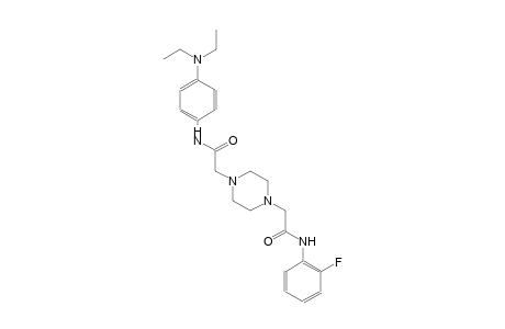 1,4-piperazinediacetamide, N~1~-[4-(diethylamino)phenyl]-N~4~-(2-fluorophenyl)-