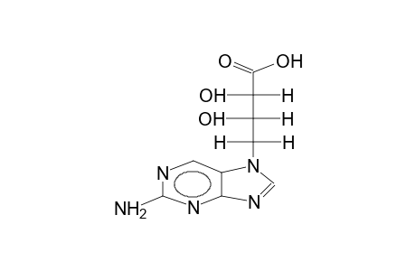 ERYTHRO-(2R,3R)-4-(2-AMINOPURIN-7-YL)-2,3-DIHYDROXYBUTANOIC ACID