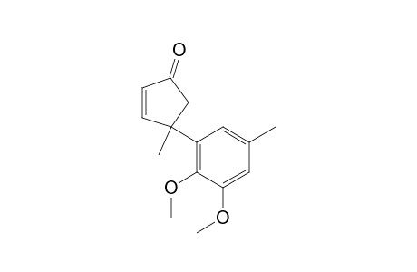4-Methyl-4-(2,3-dimethoxy-5-methylphenyl)cyclopent-2-enone