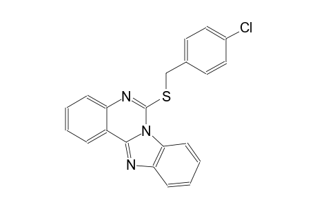 benzimidazo[1,2-c]quinazoline, 6-[[(4-chlorophenyl)methyl]thio]-
