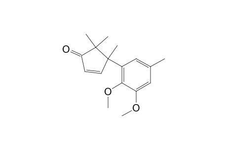 4-(2,3-Dimethoxy-5-methylphenyl)-4,5,5-trimethylcyclopent-2-enone