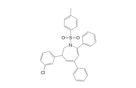 3-(3-Chlorophenyl)-5,7-diphenyl-1-tosyl-2,3-dihydro-1H-azepine