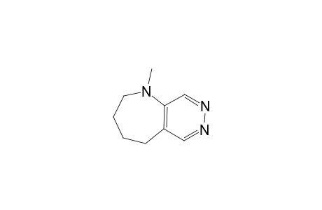 2,3,4,5-TETRAHYDRO-1-METHYL-PYRIDAZINO-[4.5-B]-AZEPINE