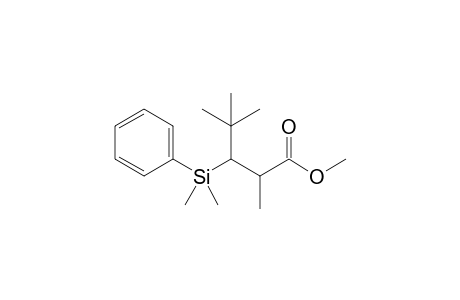 Methyl (2RS,3RS)-3-Dimethyl(phenyl)silyl-2,4,4-trimethylpentanoate