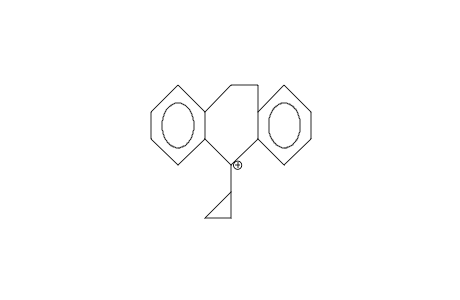 5-Cyclopropyl-dihydro-dibenzotropylium cation