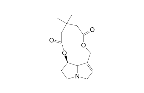 (+)-7,9-O,O'-(3,3-Dimethylglutaryl)heliotridine
