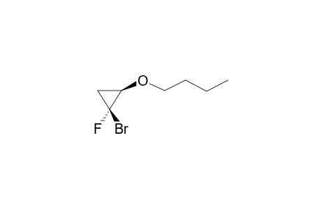 SYN-1-FLUORO-1-BROMO-2-BUTOXYCYCLOPROPANE