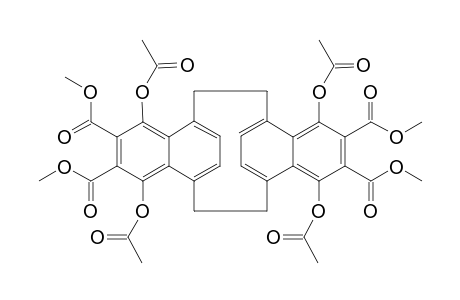 syn-5,6,15,16-Tetrakis(methoxycarbonyl)-4,7,14,17-tetraacetoxy[2.2](1,4)phthalazinophane