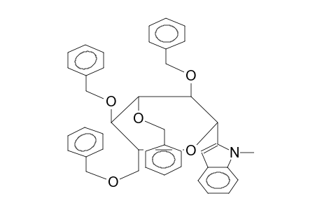 1-DEOXY-1-C-(1-METHYLINDOL-2-YL)-2,3,4,6-TETRA-O-BENZYL-BETA-D-GLUCOPYRANOSE