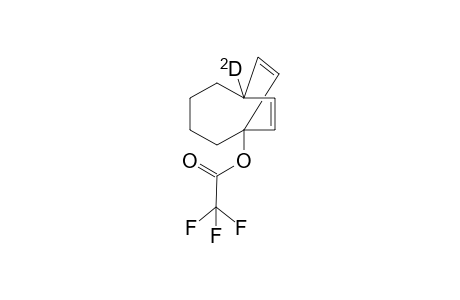 6-[D]-1-Triflouroacetoxybicyclo[4.2.2]deca-7,9-diene