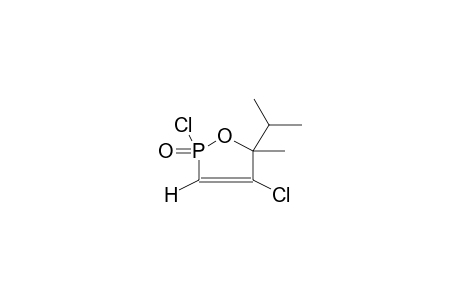 2-OXO-2,4-DICHLORO-5-ISOPROPYL-5-METHYL-1,2-OXAPHOSPHOL-3-ENE