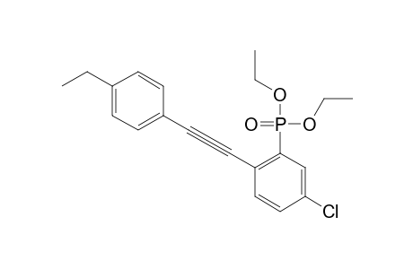 [5-Chloro-2-(4-ethyl-phenylethynyl)-phenyl]-phosphonic Acid Diethyl Ester