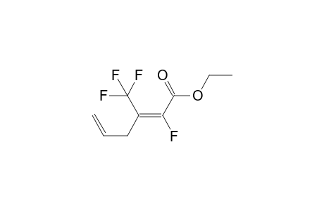 (E)-Ethyl 3-trifluoromethyl-2-fluorohexa-2,5-dienoate