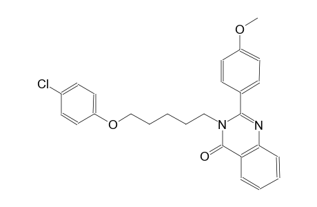 3-[5-(4-chlorophenoxy)pentyl]-2-(4-methoxyphenyl)-4(3H)-quinazolinone