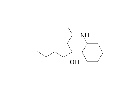 4-Butyl-2-methyldecahydro-4-quinolinol