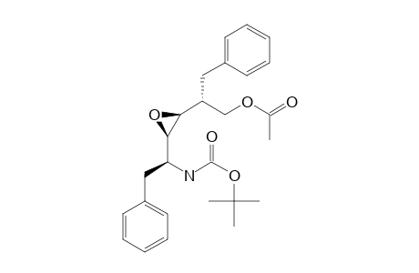 (2R,3S,4S,5S)-2-BENZYL-5-((TERT.-BUTOXYCARBONYL)-AMINO)-3,4-EPOXY-6-PHENYLHEXYL-ACETATE