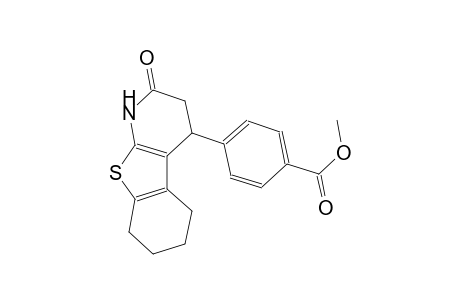 benzoic acid, 4-(1,2,3,4,5,6,7,8-octahydro-2-oxobenzo[4,5]thieno[2,3-b]pyridin-4-yl)-, methyl ester