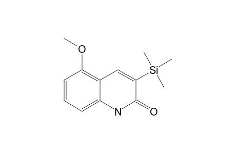 3-TRIMETHYLSILYL-5-METHOXY-2(1H)-QUINOLINONE